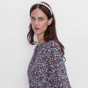 Zara long sleeve midi dress - size Large